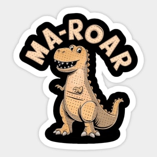 Ma-Roar Passover Jewish Holiday Dinosaur Dino Seder Jewish Sticker